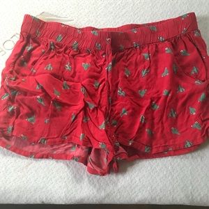 Cactus print shorts